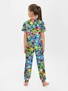 Детская пижама с брюками / Цветные Поп Котики