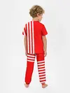 Детская пижама с брюками / Красно-белый воин