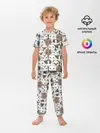 Детская пижама с брюками / Котики