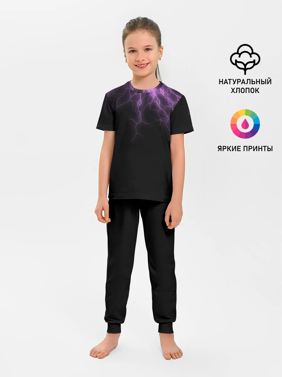 Детская пижама с брюками / Разряд Молнии