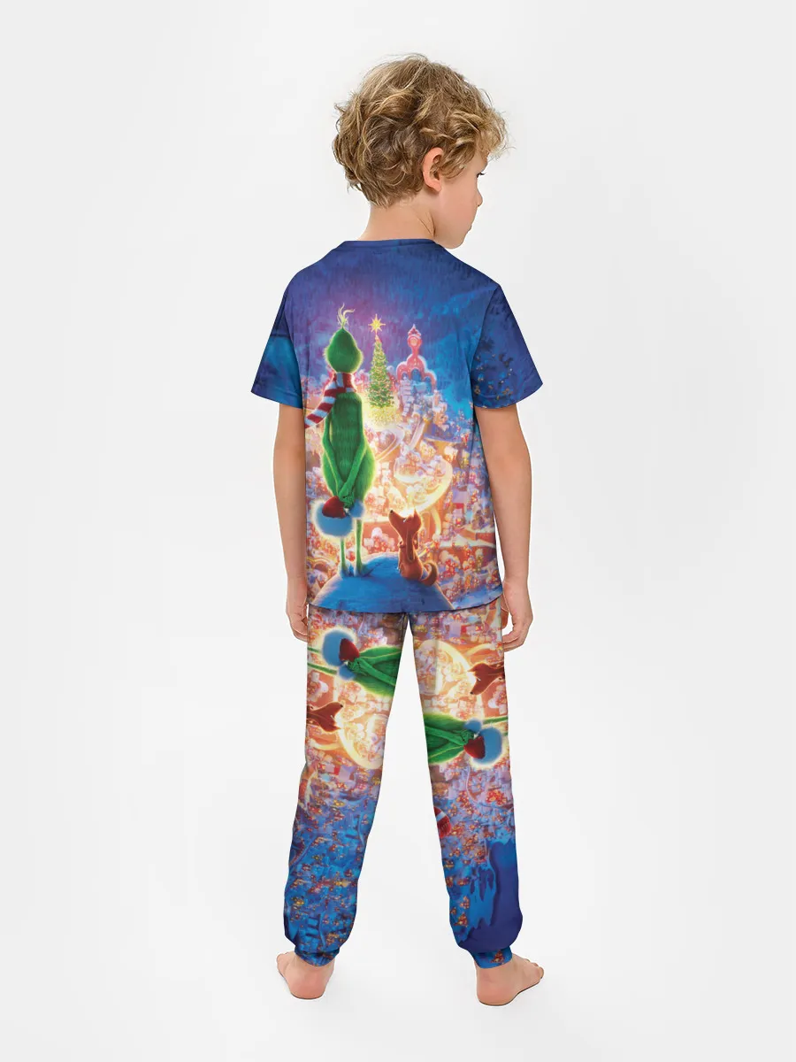 Детская пижама с брюками / Гринч похититель Рождества