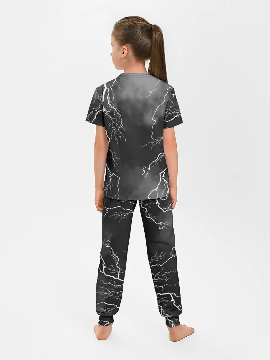 Детская пижама с брюками / КОРОЛЬ И ШУТ | МОЛНИЯ