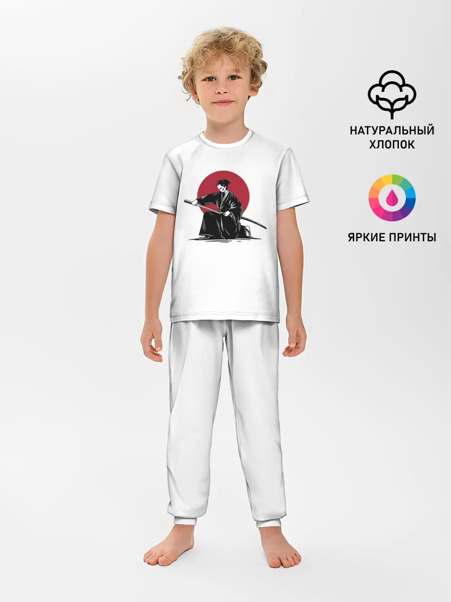 Детская пижама с брюками / ЯПОНСКИЙ САМУРАЙ | SAMURAI IN THE SUN