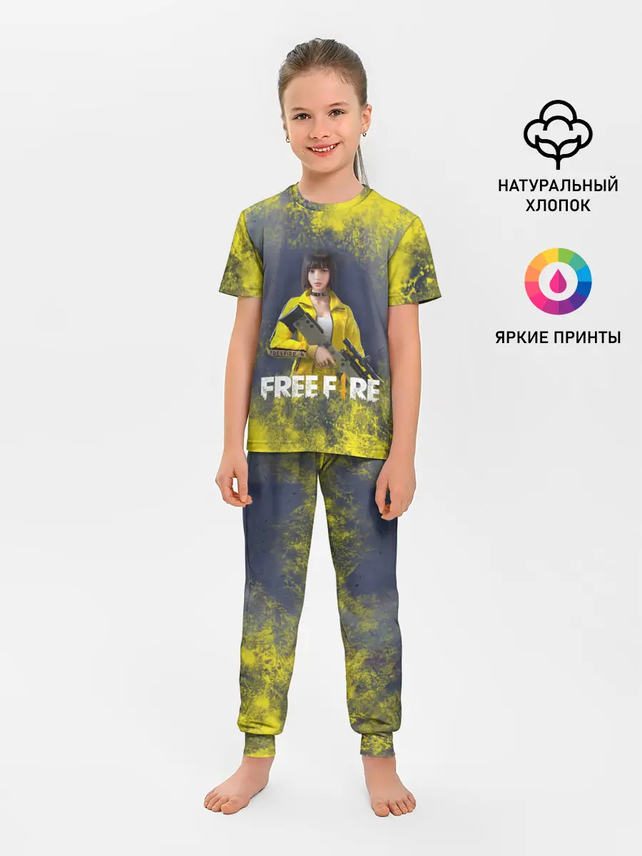 Детская пижама с брюками / GARENA FREEFIRE | БАТЛГРАУНД