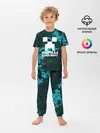 Детская пижама с брюками / Кирилл в стиле Minecraft