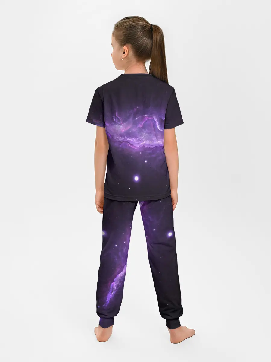 Детская пижама с брюками / BTS SPACЕ 3D / БТС КОСМОС