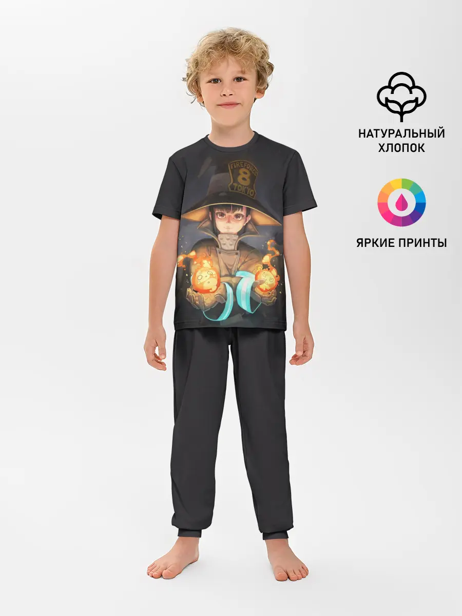 Детская пижама с брюками / enenno shouboutai Fire Force