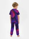 Детская пижама с брюками / Фиолетовые Перья