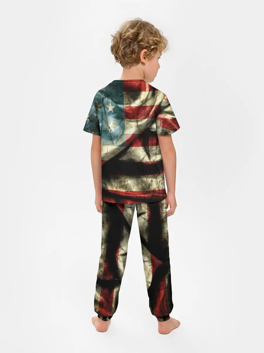 Детская пижама с брюками / USA 3D