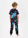 Детская пижама с брюками / Неоновое лето