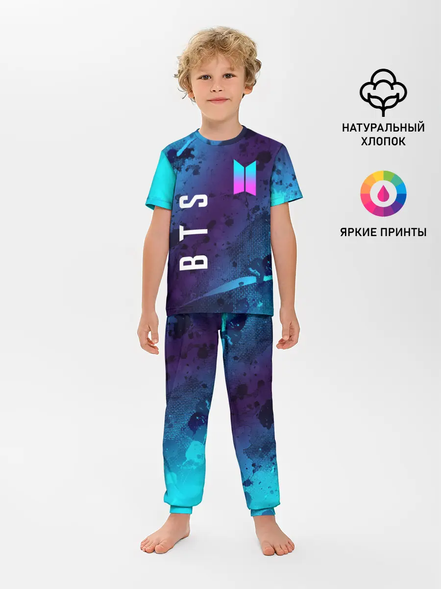 Детская пижама с брюками / BTS / БТС
