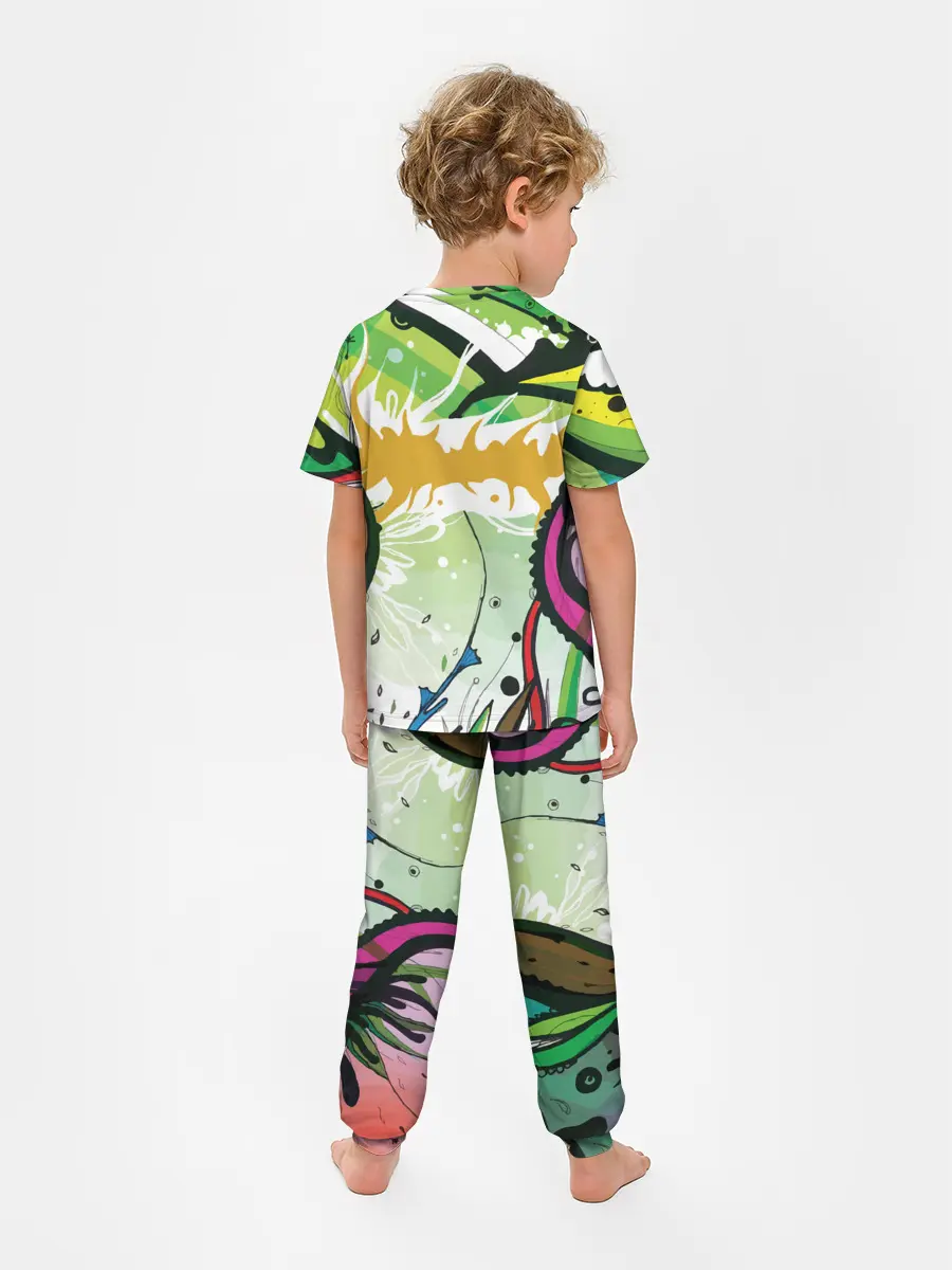 Детская пижама с брюками / Мельница