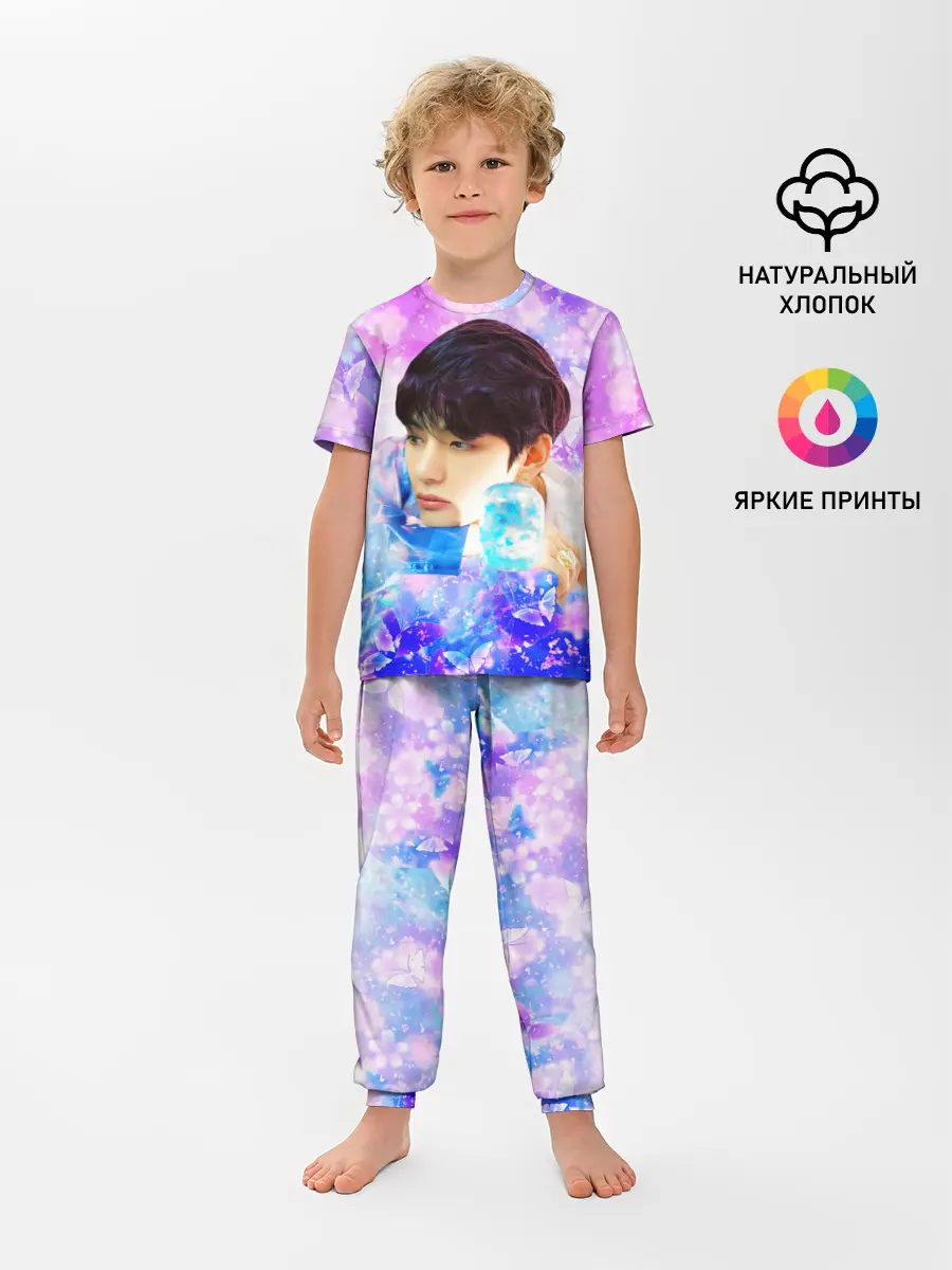 Детская пижама с брюками / БТС 2020 Season Greeting Ви V