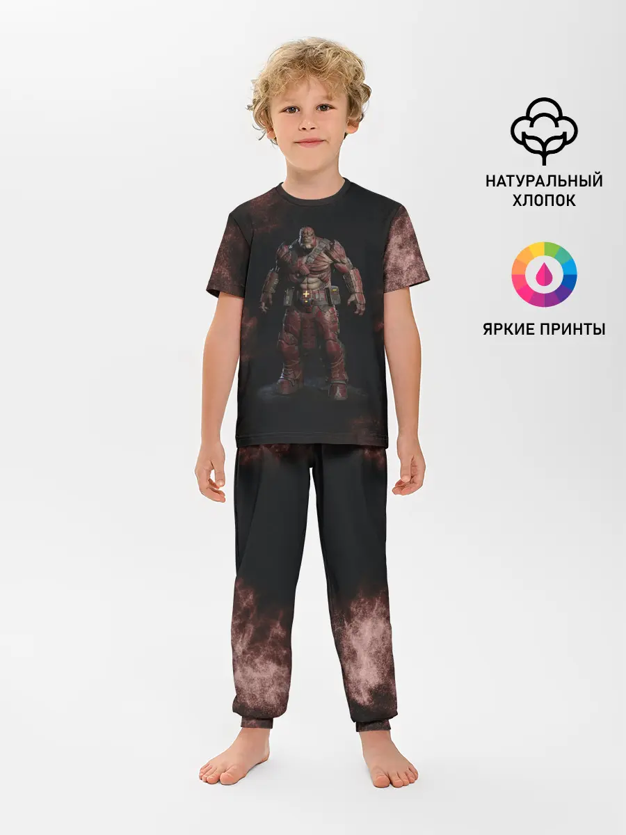 Детская пижама с брюками / NPC | ШЕСТЕРЕНКИ | ЛОГО