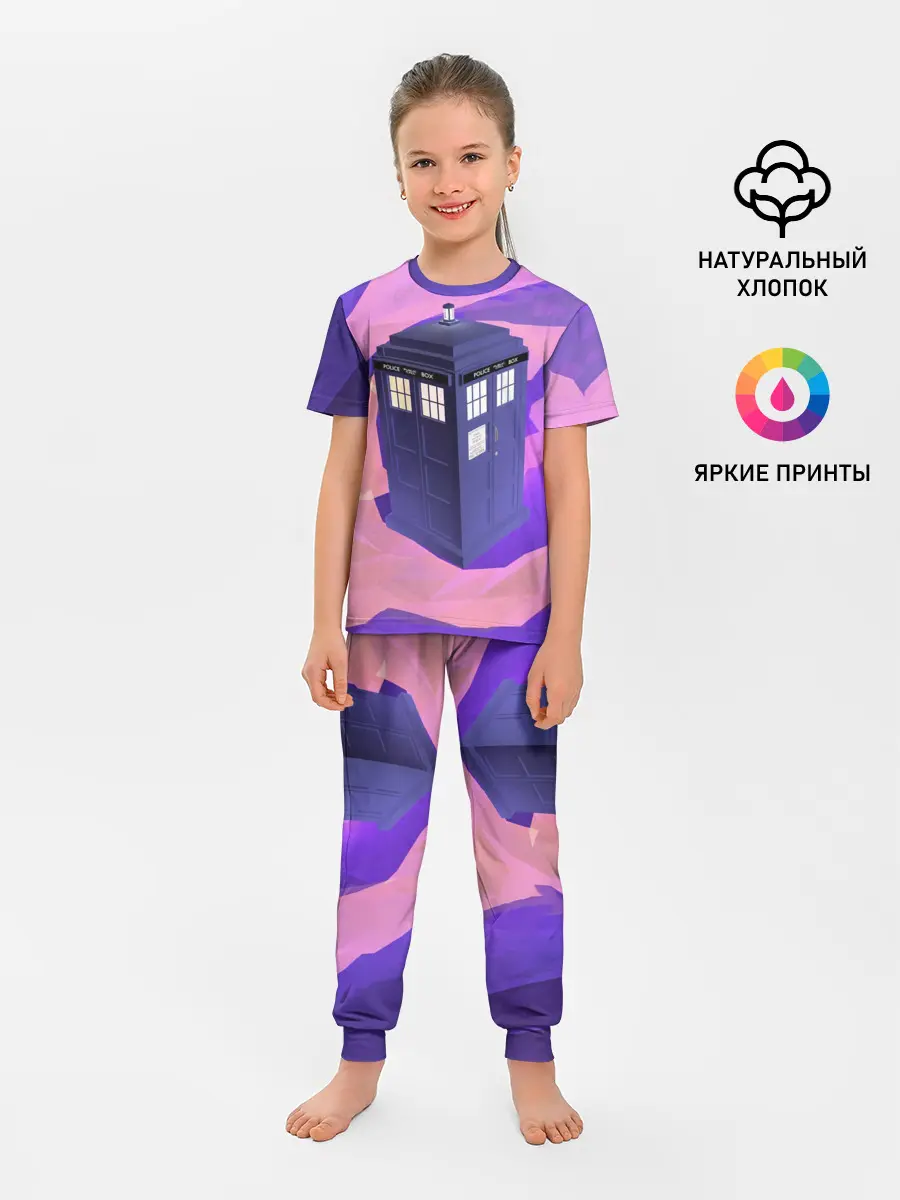 Детская пижама с брюками / CRAZY TARDIS