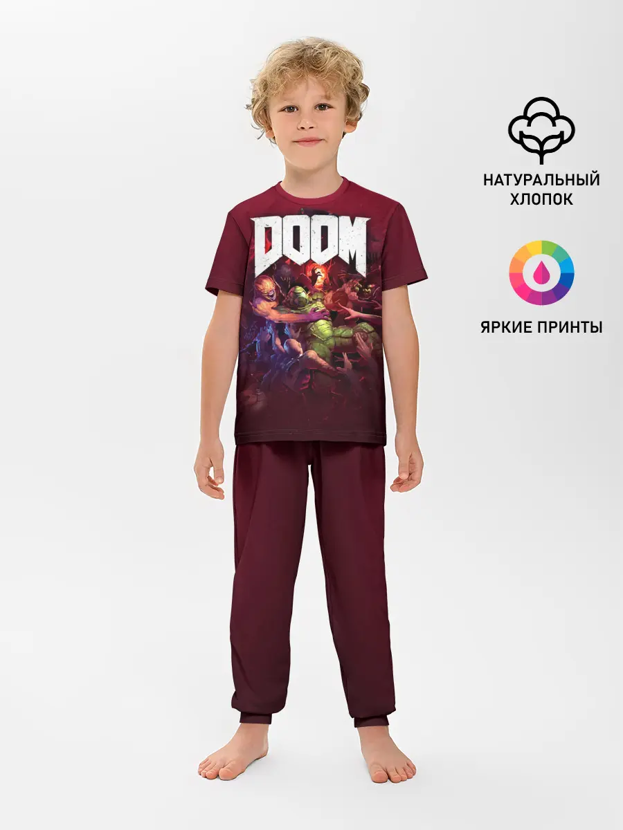 Детская пижама с брюками / Doom