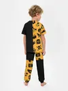 Детская пижама с брюками / ЧЕРНО-ОРАНЖЕВЫЙ ХЭЛЛОУИН