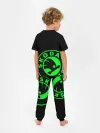 Детская пижама с брюками / SKODA GREEN LOGO BLACK STYLE
