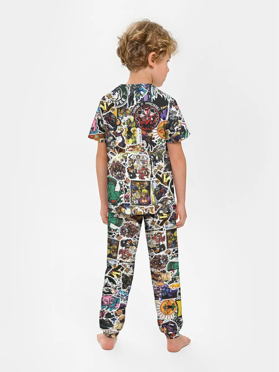 Детская пижама с брюками / JoJo’s Sticker Bombing