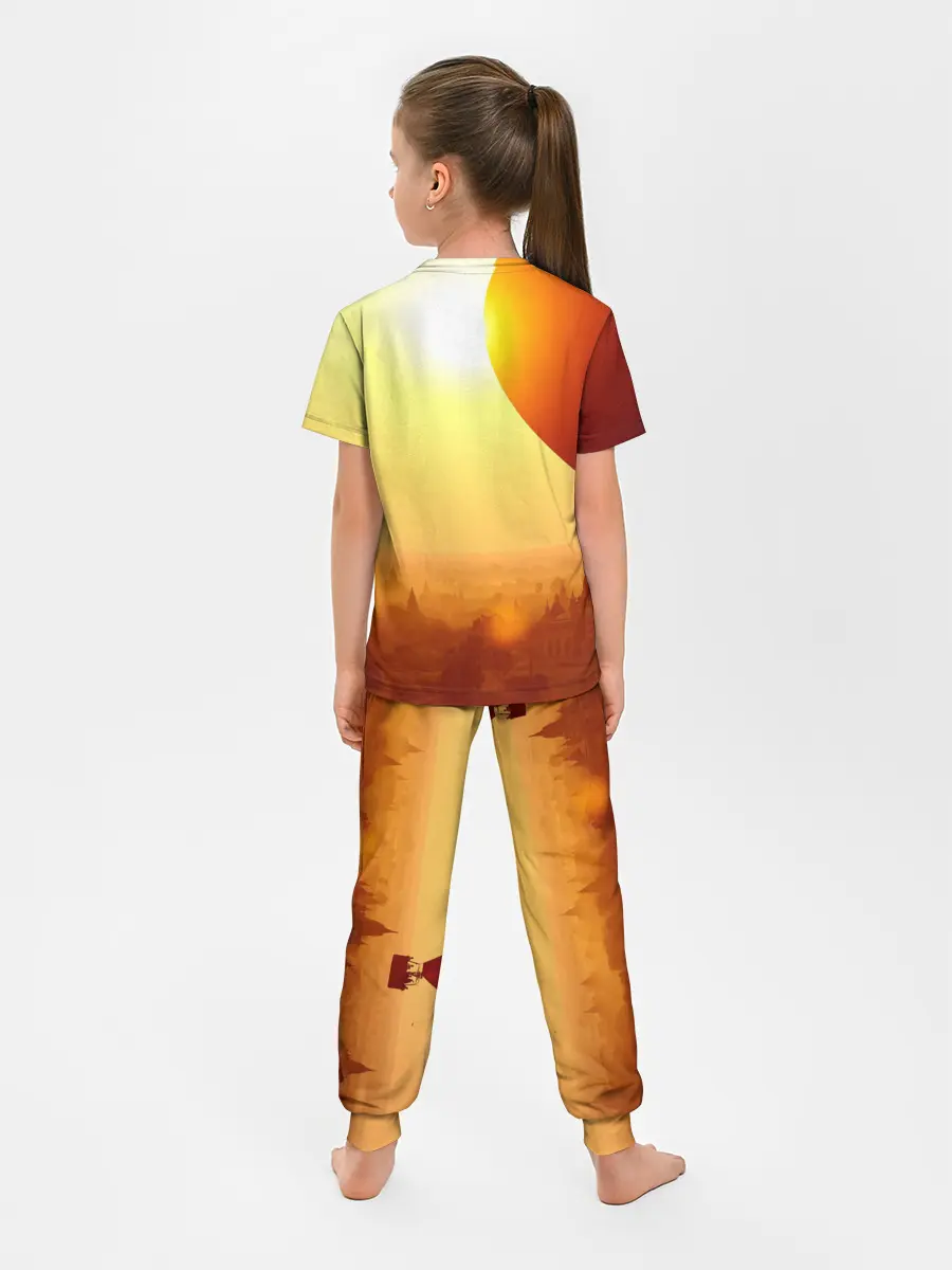 Детская пижама с брюками / Город в пустыне