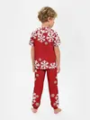 Детская пижама с брюками / Снежинки