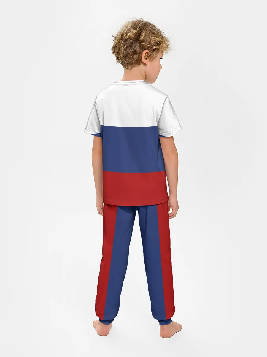Детская пижама с брюками / Россия Триколор