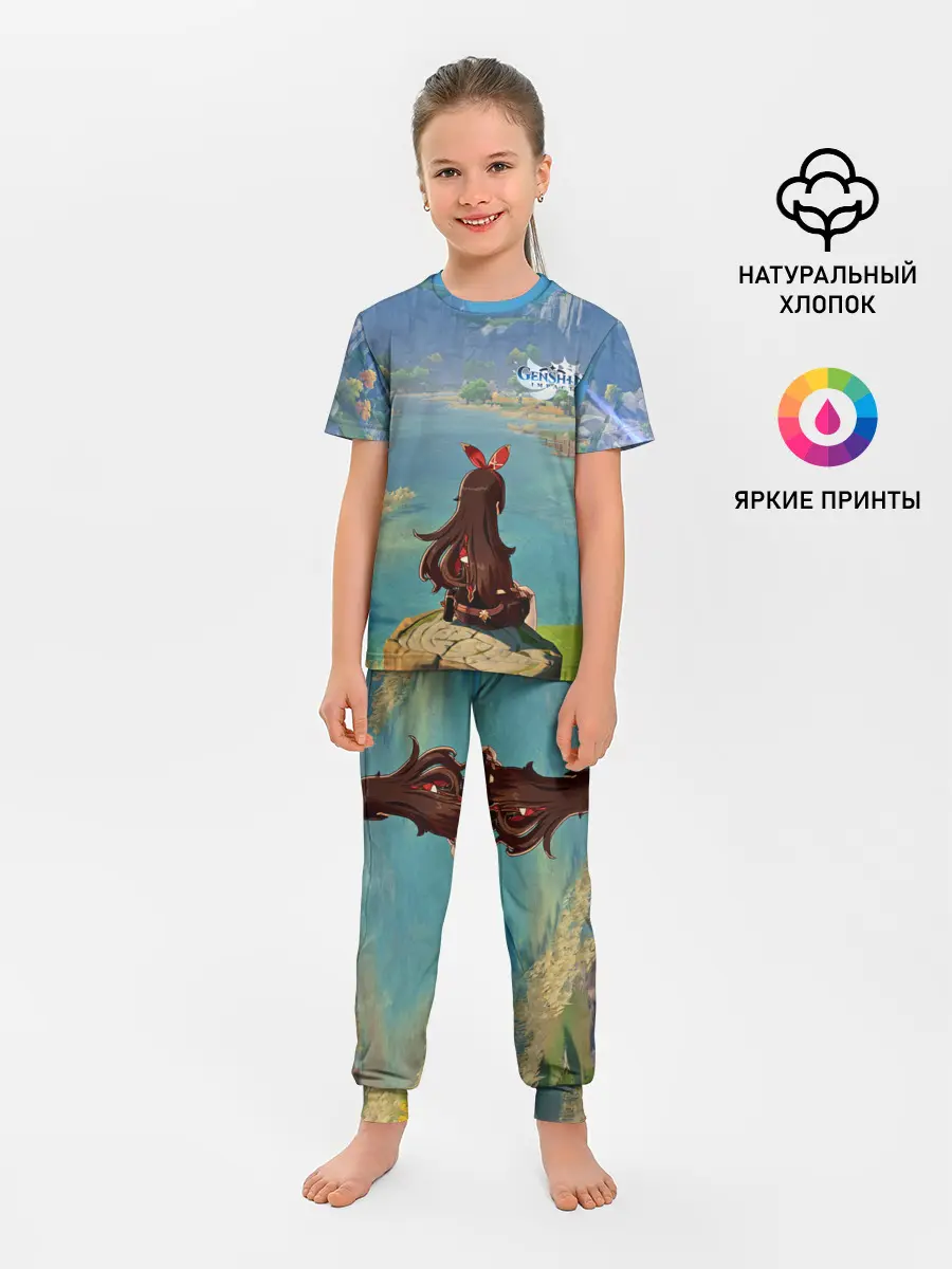 Детская пижама с брюками / Genshin Impact