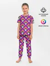 Детская пижама с брюками / Шотландка / Plaid