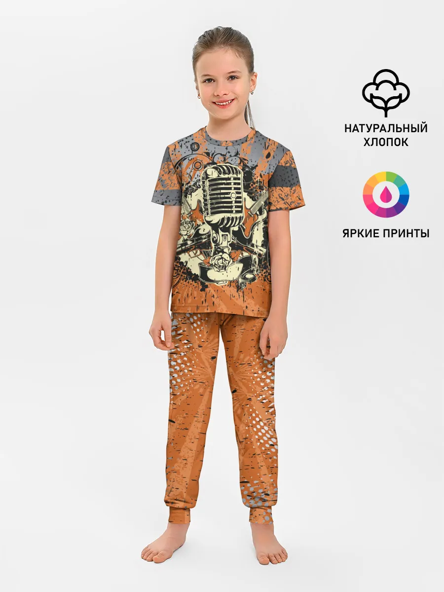 Детская пижама с брюками / Microphone