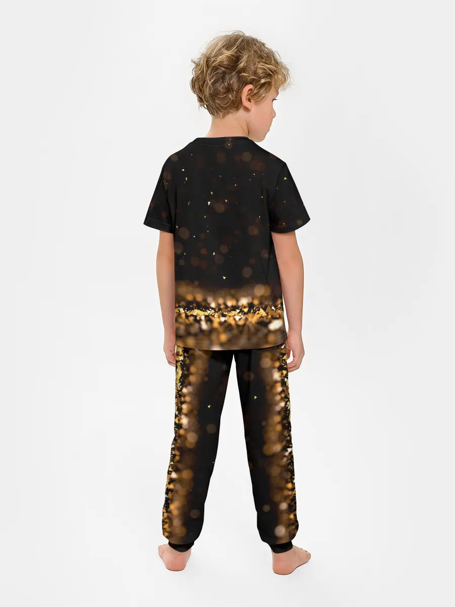 Детская пижама с брюками / Золото