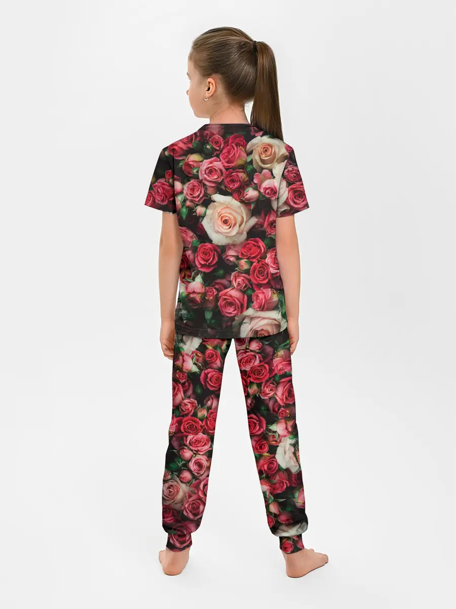 Детская пижама с брюками / ROSE NEON | РОЗЫ НЕОН