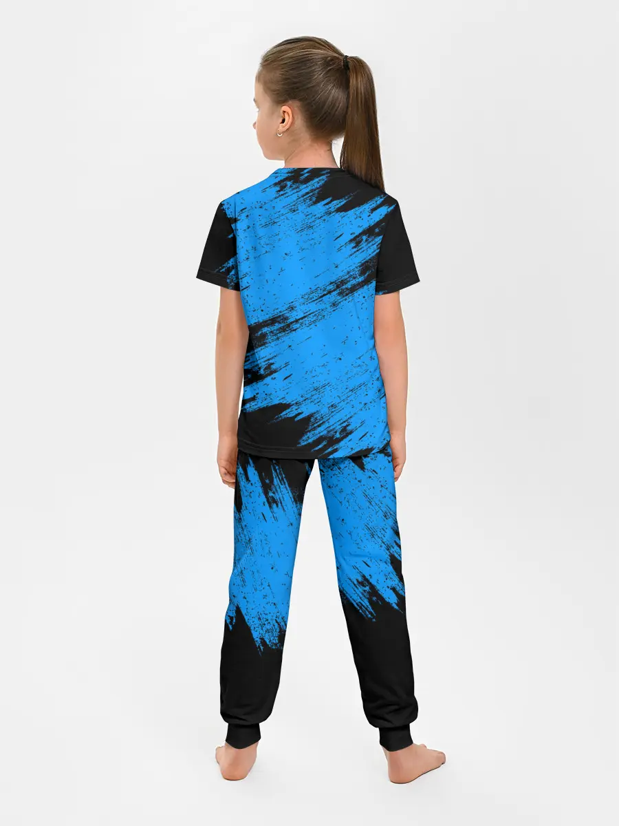 Детская пижама с брюками / AMONG US - Синий в Короне