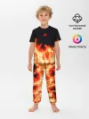 Детская пижама с брюками / Огонь
