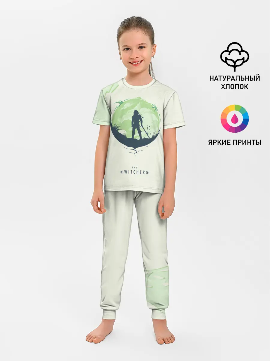 Детская пижама с брюками / Школа волка