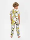 Детская пижама с брюками / Обезьянки и бананы