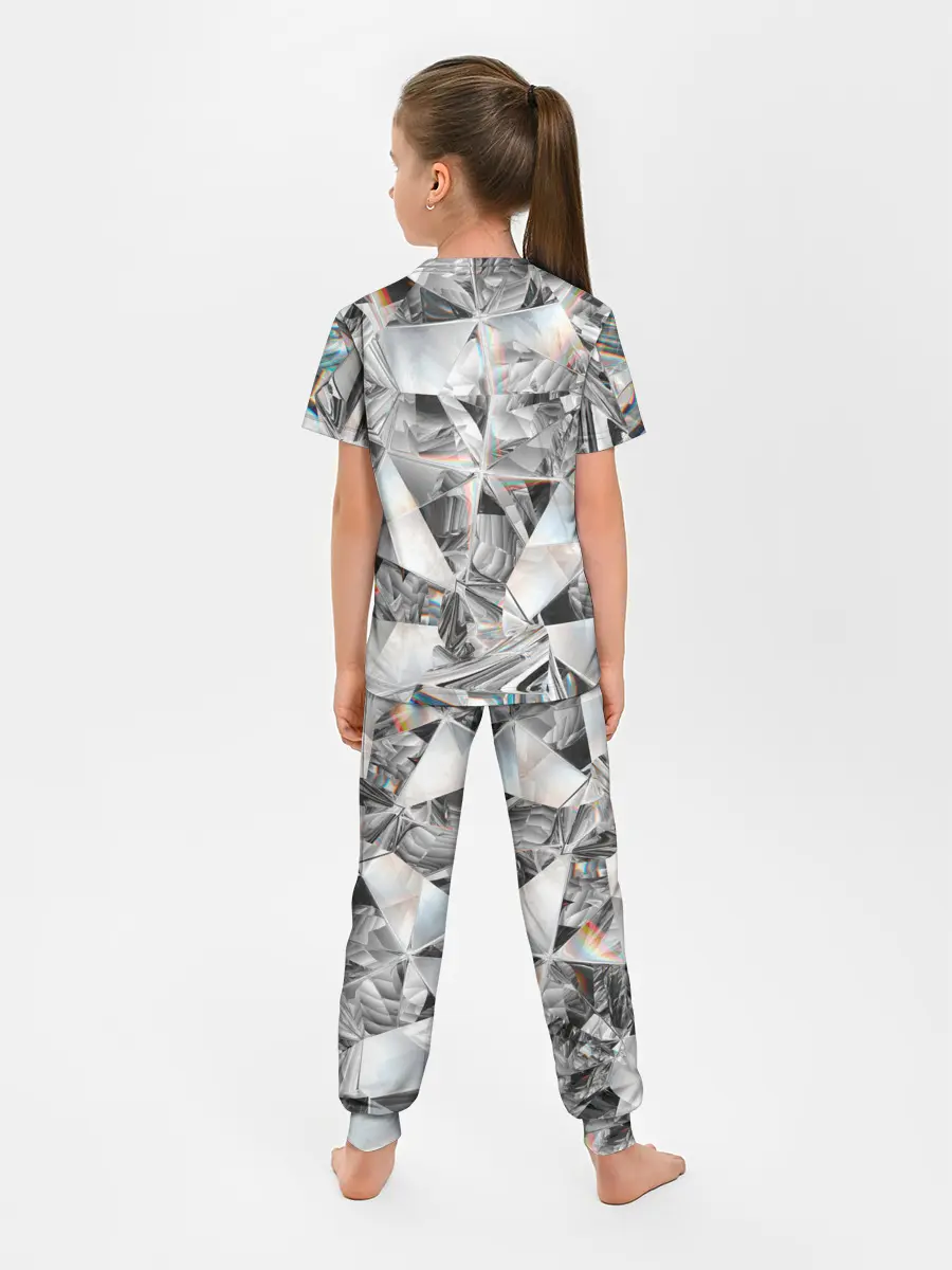 Детская пижама с брюками / зеркальный калейдоскоп