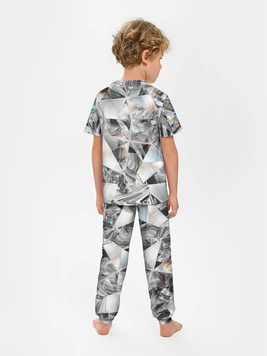 Детская пижама с брюками / зеркальный калейдоскоп