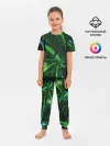 Детская пижама с брюками / DIGITAL NEON GREEN