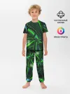 Детская пижама с брюками / DIGITAL NEON GREEN