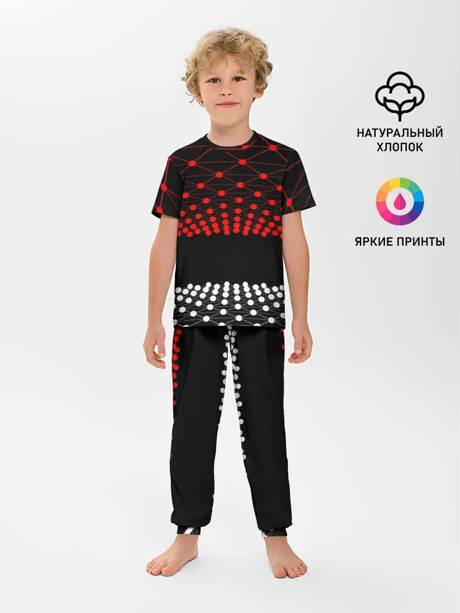 Детская пижама с брюками / Абстракция