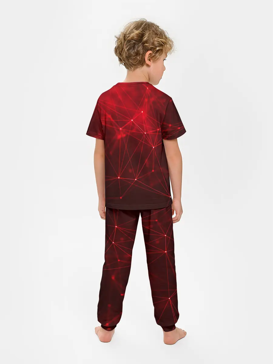 Детская пижама с брюками / Собака в стиле KISS