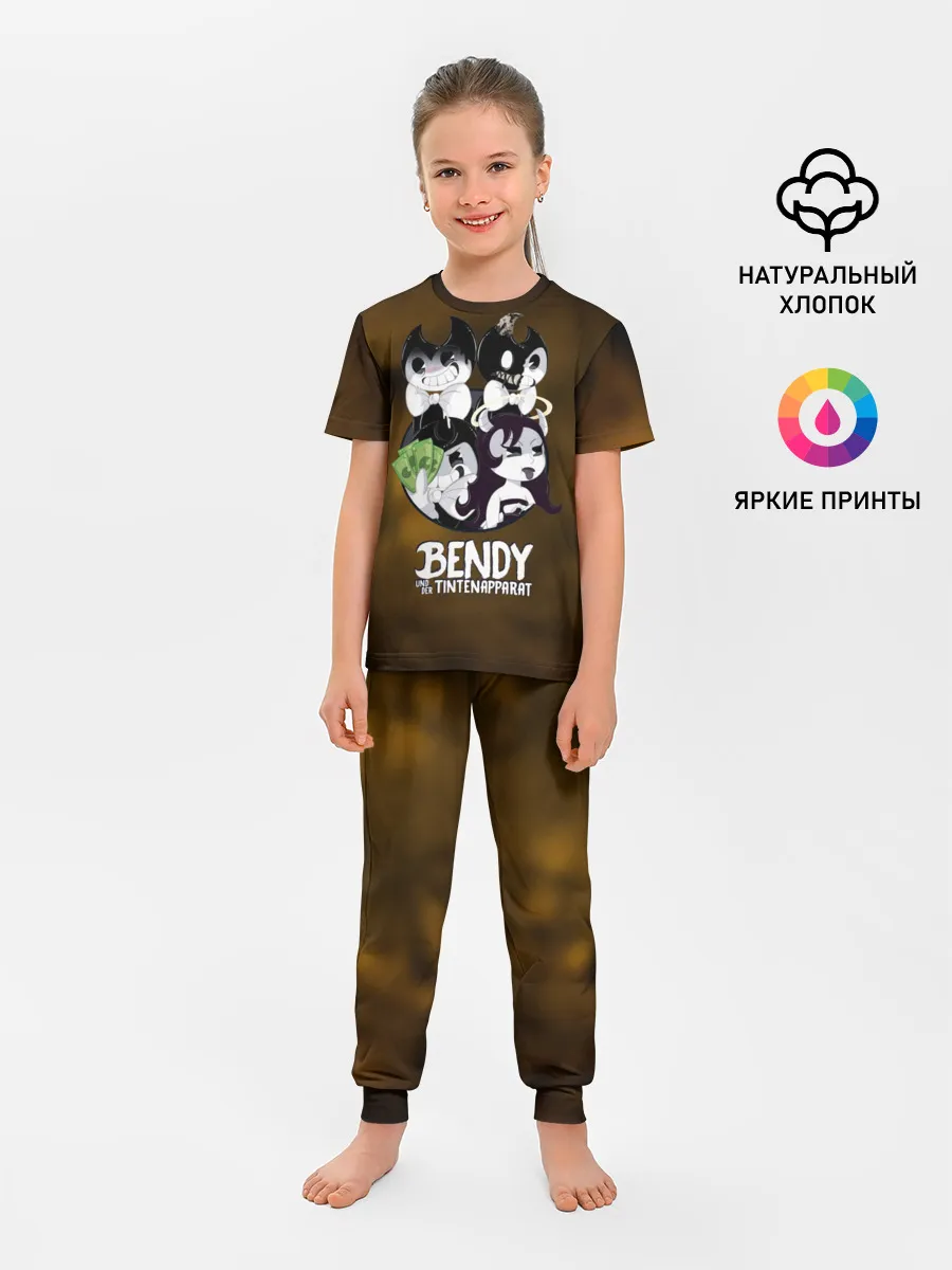 Детская пижама с брюками / Bendy and the ink machine
