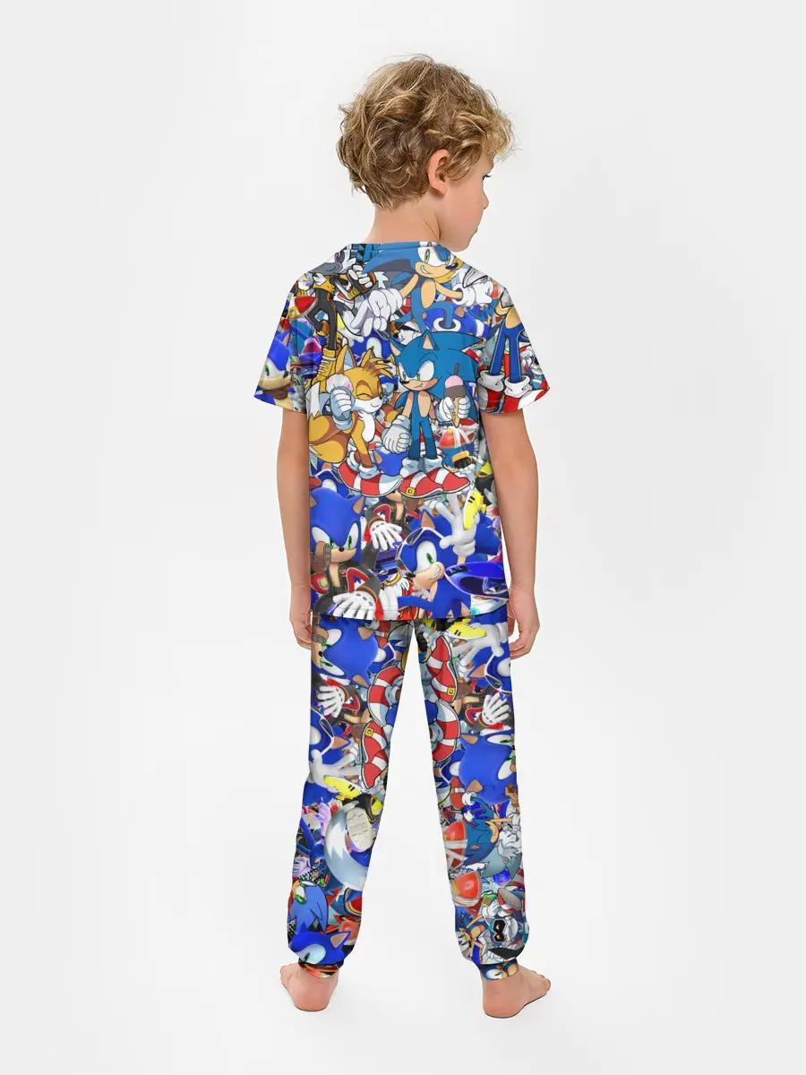Детская пижама с брюками / SONIC PATTERN | СОНИК
