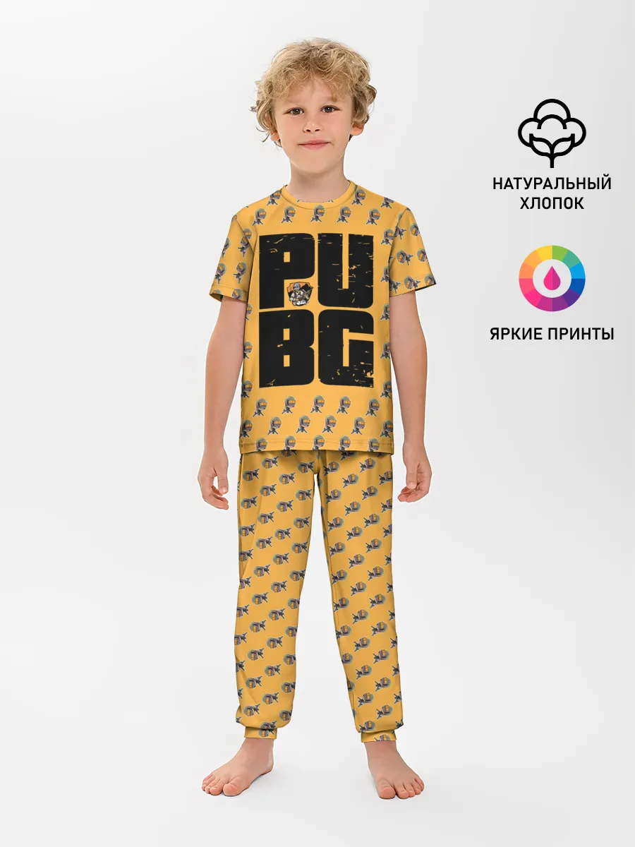 Детская пижама с брюками / PUBG PATTERN | ПУБГ ПАТТЕРН