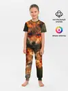Детская пижама с брюками / Огненная лиса