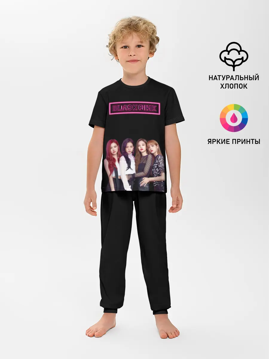 Детская пижама с брюками / BLACKPINK NEON
