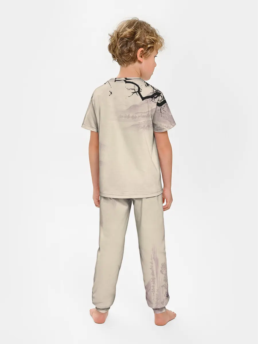 Детская пижама с брюками / Сатору Годжо японский стиль