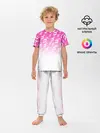 Детская пижама с брюками / Паттерн розовый джоджо