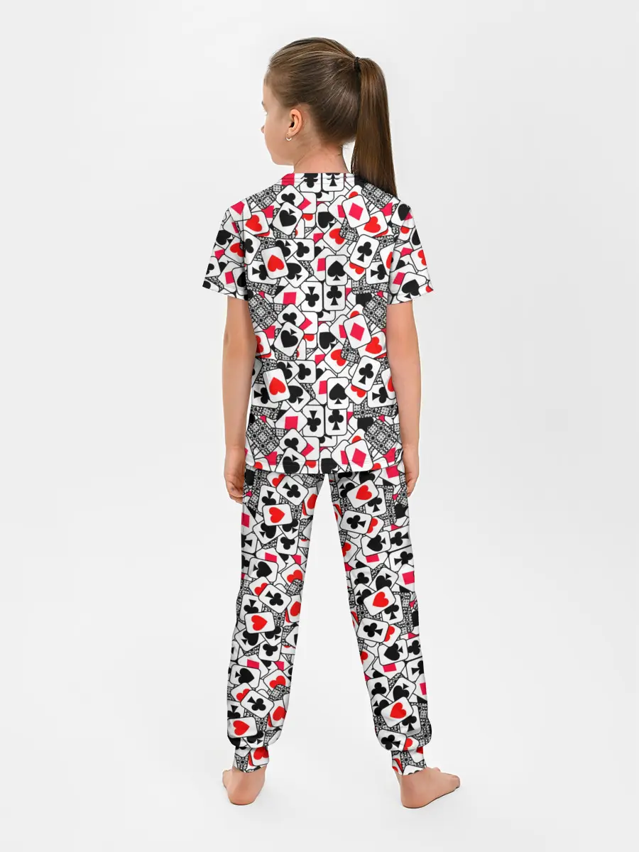 Детская пижама с брюками / Игральные карты