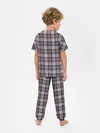 Детская пижама с брюками / Клеточный узор